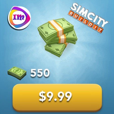 ۵۵۰ دلار بازی SimCity